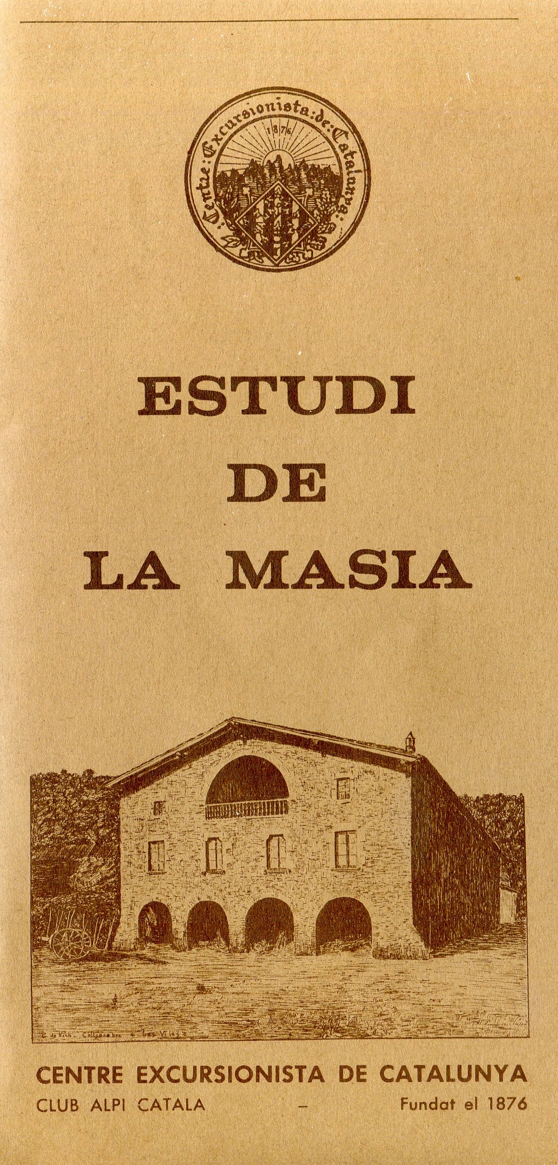 Estudi de la Masia - Portada